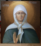 Икона Света Матрона Московска